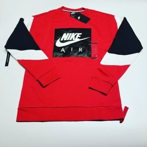 Nike Air Crew Neck LS Sweatshirt Pullover $60